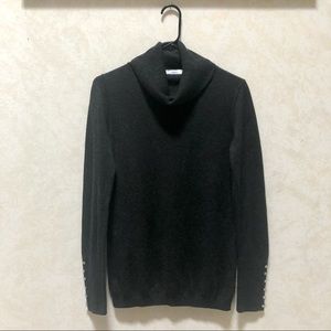 Charcoal Grey LOFT Turtleneck